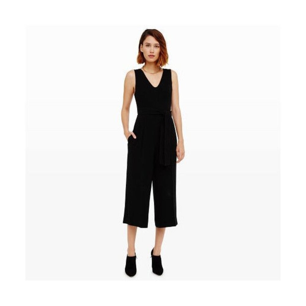 Club Monaco Women's Torela Jumpsuit Size 0 Black